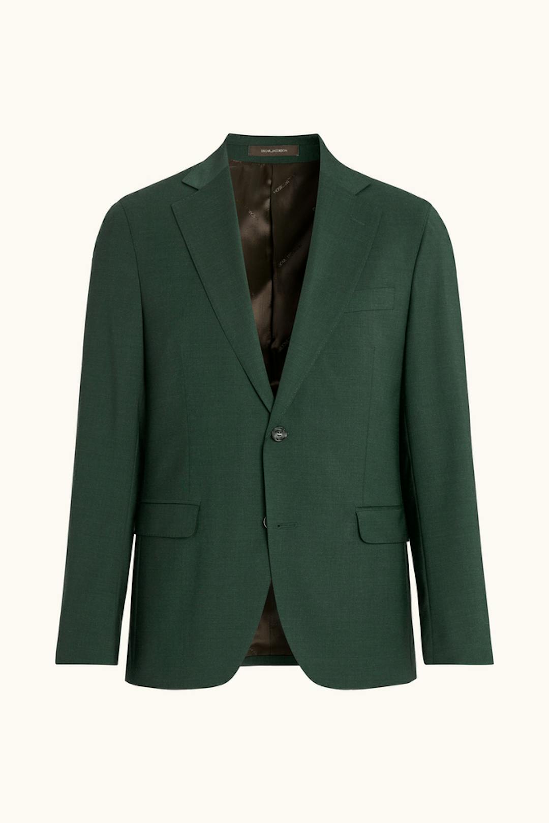 Regular Fit Microstructure Blazer