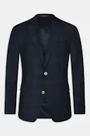 Regular Fit Rutig Kavaj