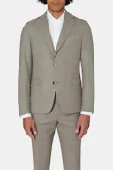 Regular Fit Microstructure Blazer