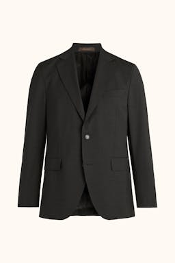 Regular Fit Microstructure Blazer