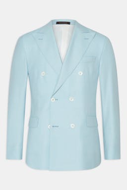 Regular Fit Dobbeltspent Microstructure Blazer