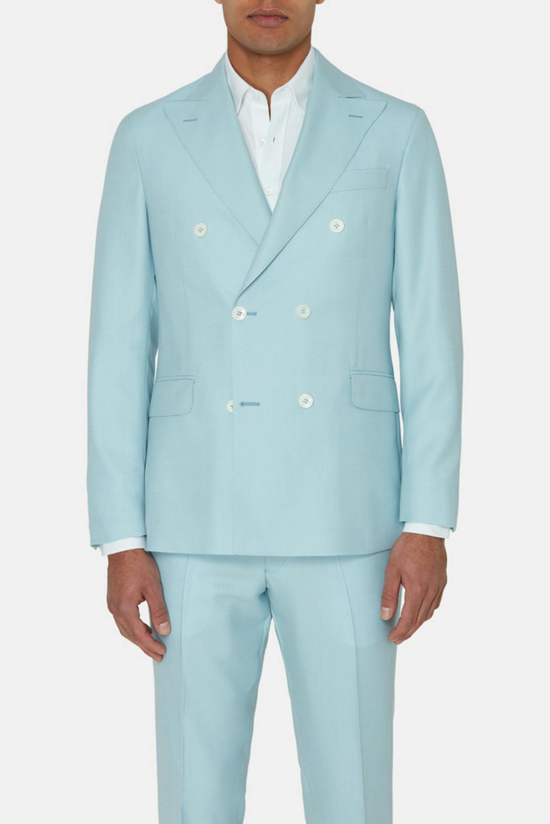 Regular Fit Dobbeltradet Microstructure Blazer