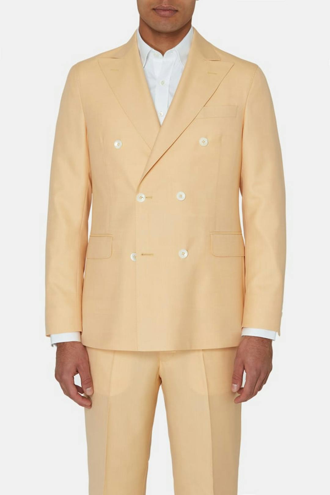 Regular Fit Dobbeltradet Microstructure Blazer