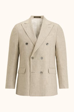 Regular Fit Dobbeltspent Linblazer