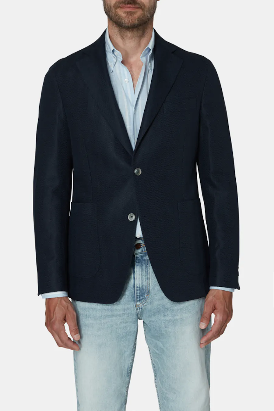 Regular Fit Hopsack Blazer