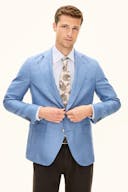 Regular Fit Linen Blazer