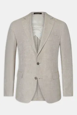 Regular Fit Hør Blazer
