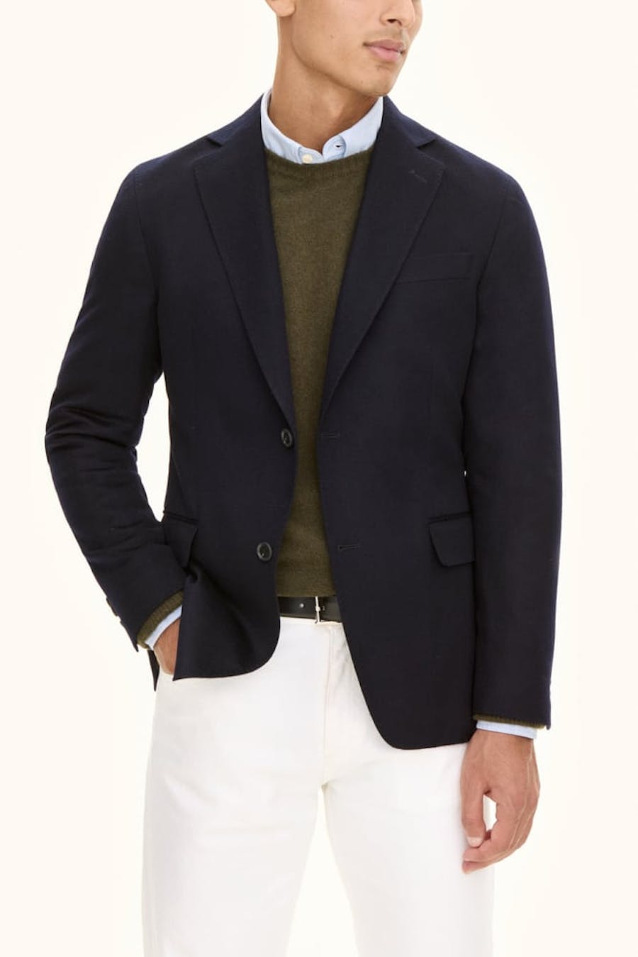 Regular Fit Linen Blazer