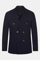 Regular Fit Dobbeltradet Tropical Wool Blazer