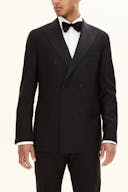 Regular Fit Dobbeltspent Microstructure Smokingblazer