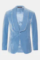 Slim Fit Sammet Smoking Blazer