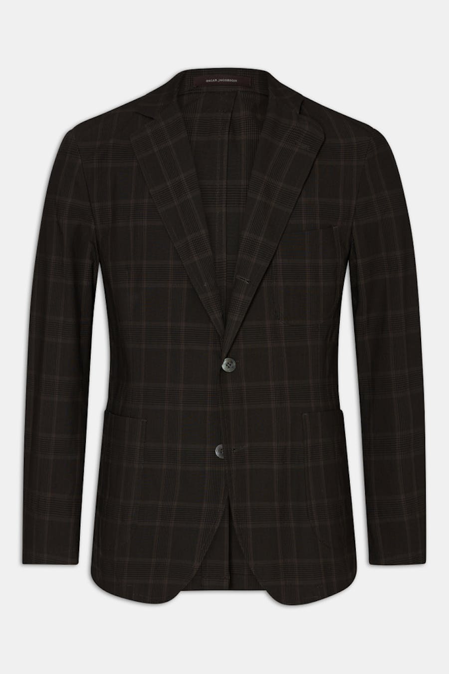 Regular Fit Rutete Poplinblazer