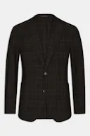 Regular Fit Rutete Poplinblazer