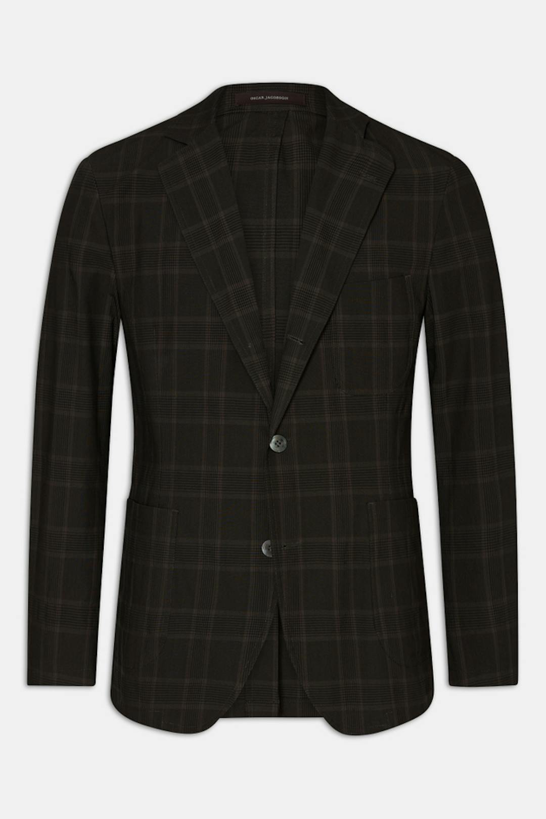 Regular Fit Checked Poplin Blazer