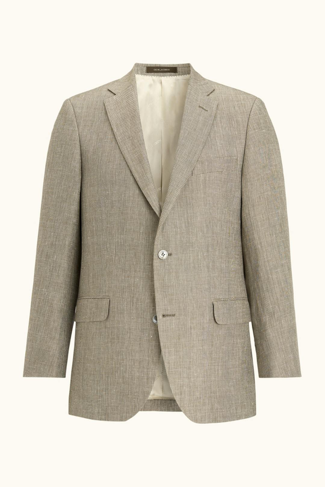 Generous Fit Linen Blazer