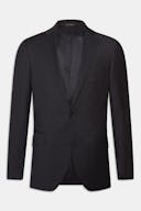 Generous Fit Microstructure Blazer