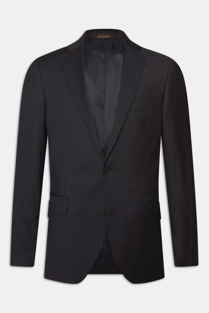 Generous Fit Microstructure Blazer