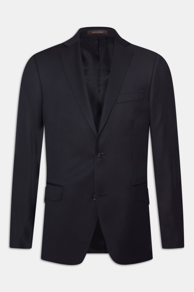 Generous Fit Microstructure Blazer