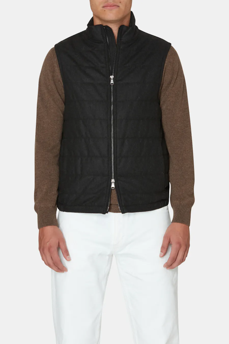 Regular Fit Liner Flannel Vest