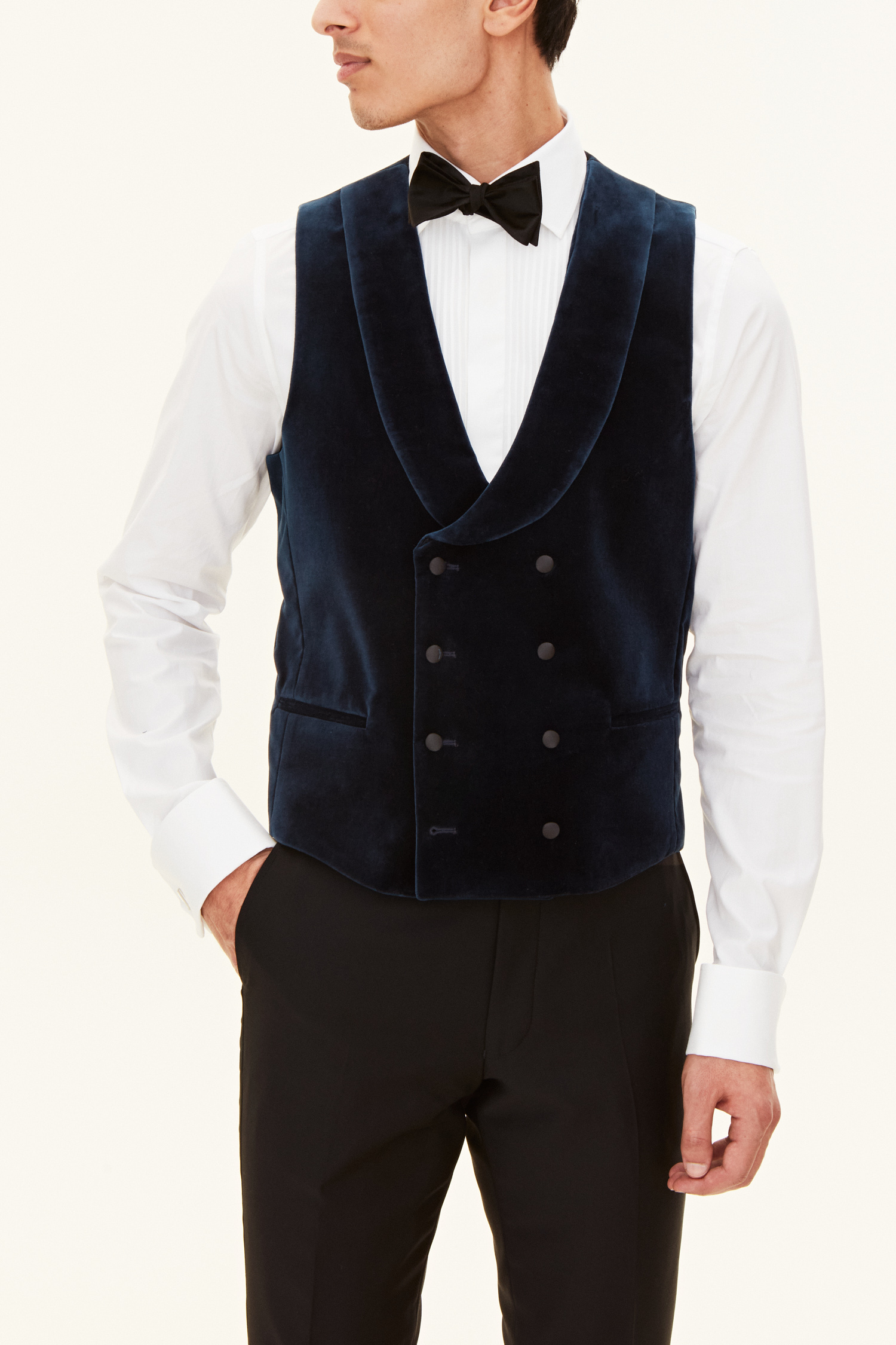 Double breasted low cut deals waistcoat