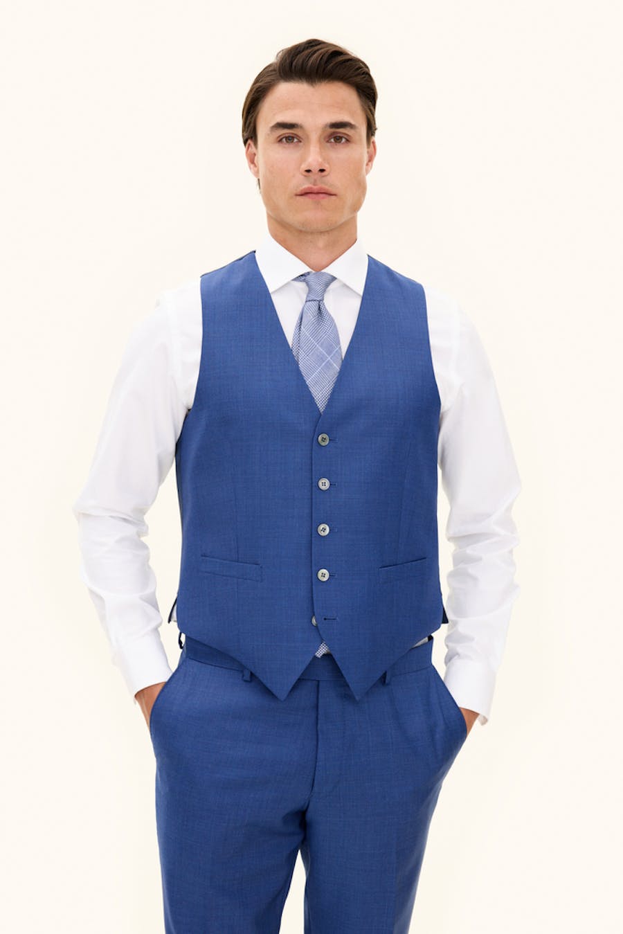 Regular Fit Glatt Vest