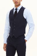 Regular Fit Microstructure Waistcoat