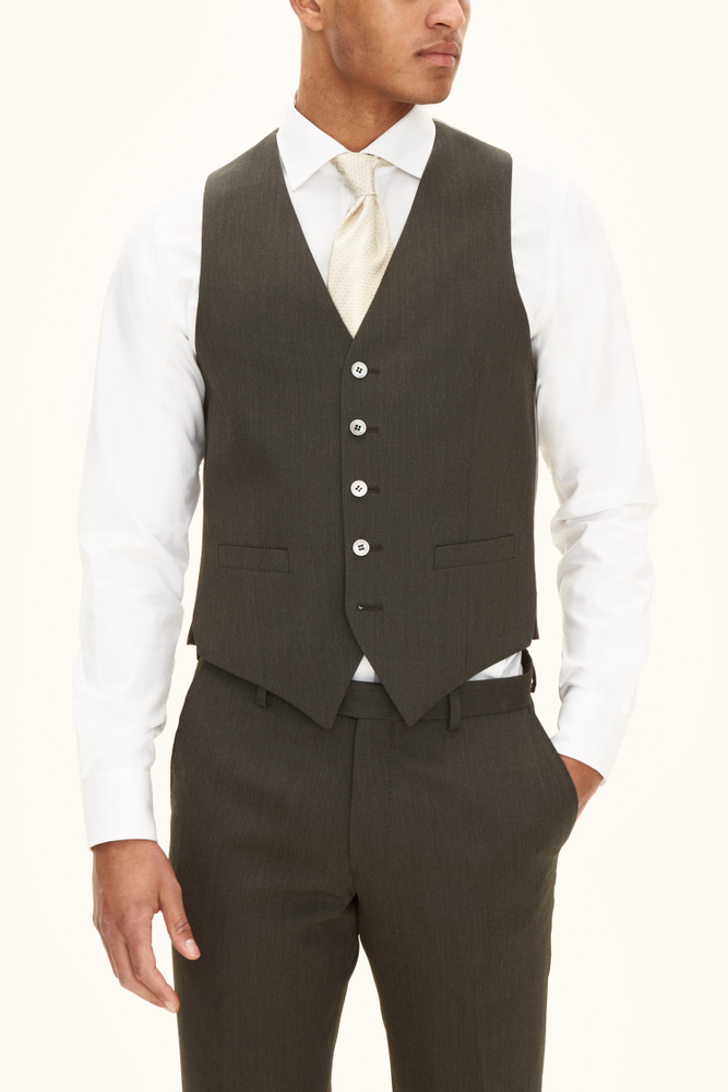 Regular Fit Structured Traveller  Waistcoat