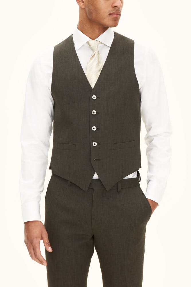 Regular Fit Structured Traveller Waistcoat