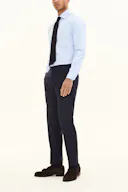 Regular Fit Microstructure Trousers