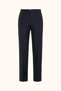 Regular Fit Ullbukser Høy Midje