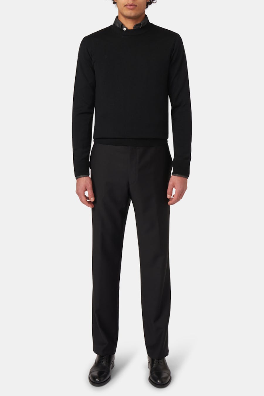 Regular Fit Microstructure Bukser Høj Talje