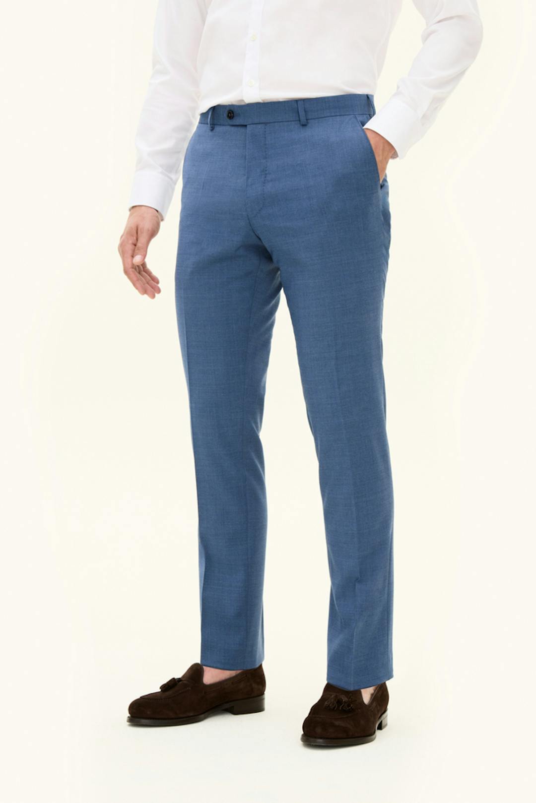 Slim Fit Microstructure Byxor