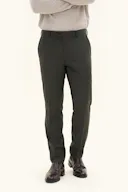 Slim Fit Microstructure Trousers