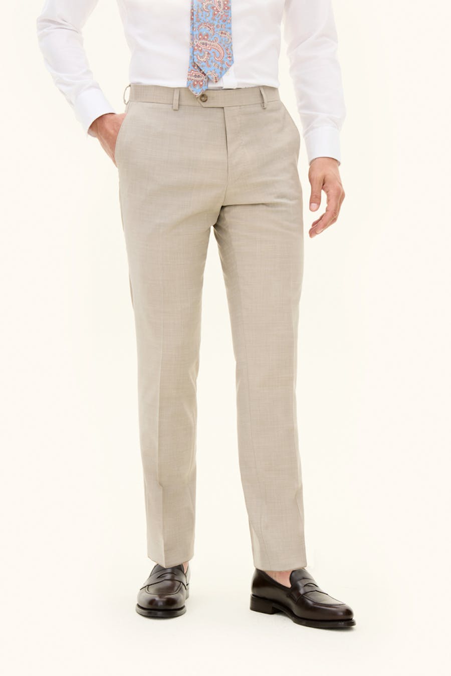 Slim Fit Microstructure Bukser