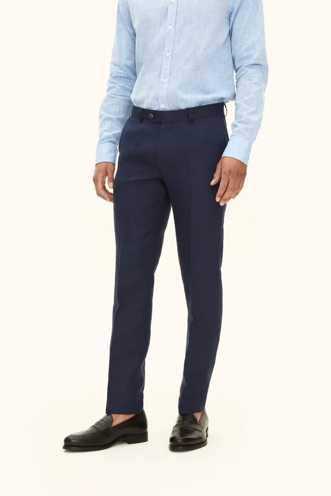 Slim Fit Hør Bukser