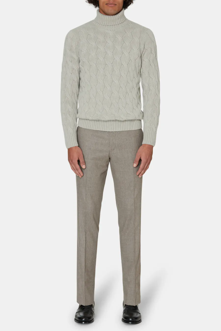 Slim Fit Flanellbyxor