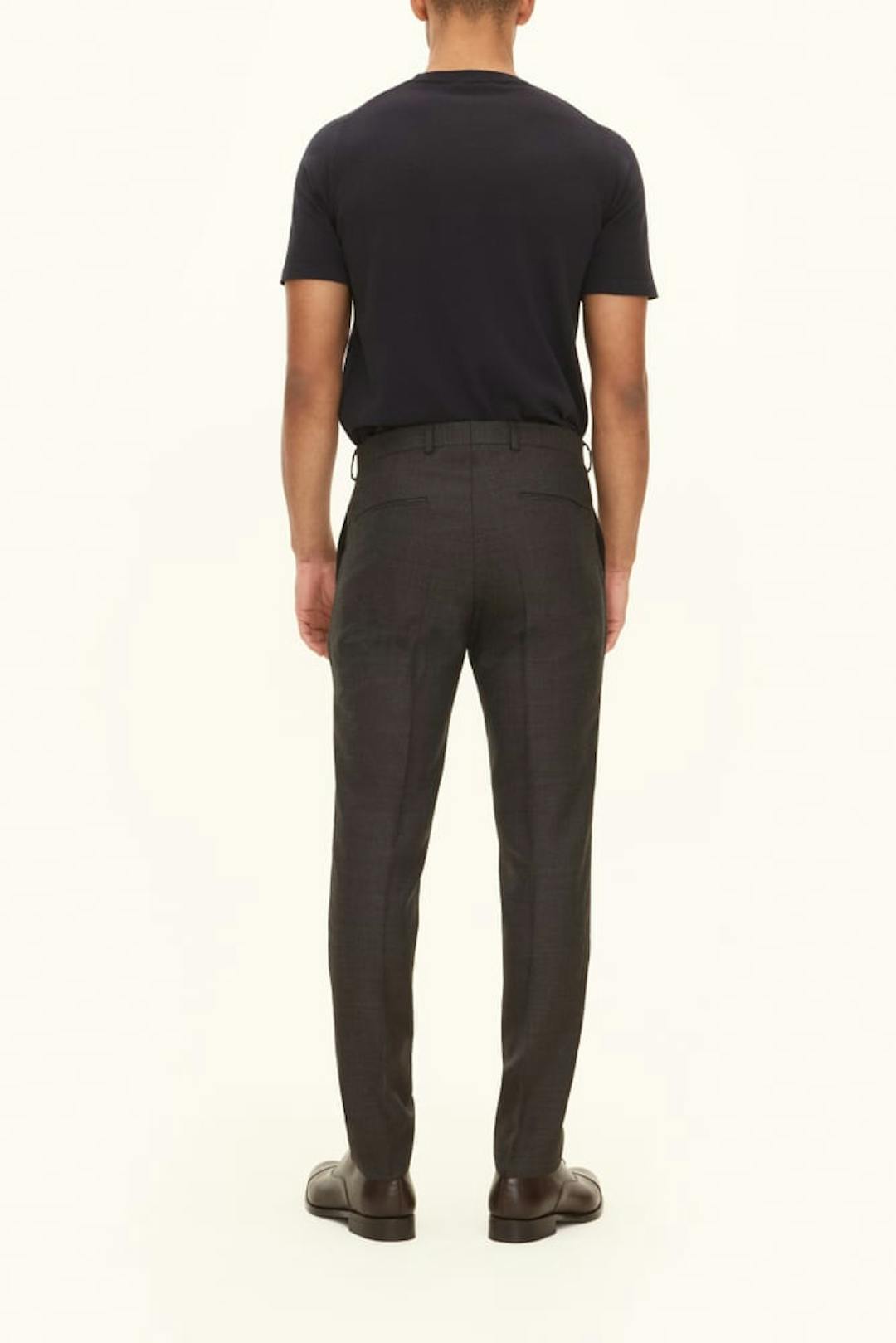 Slim Fit Tropical Wool Trousers