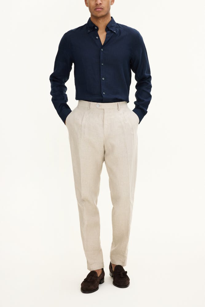 Regular Fit Linbukser Høy Midje