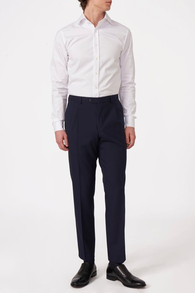 Regular Fit Microstructure Linbukser Høy Midje