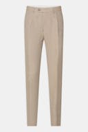 Regular Fit Linnebyxor Hög Midja