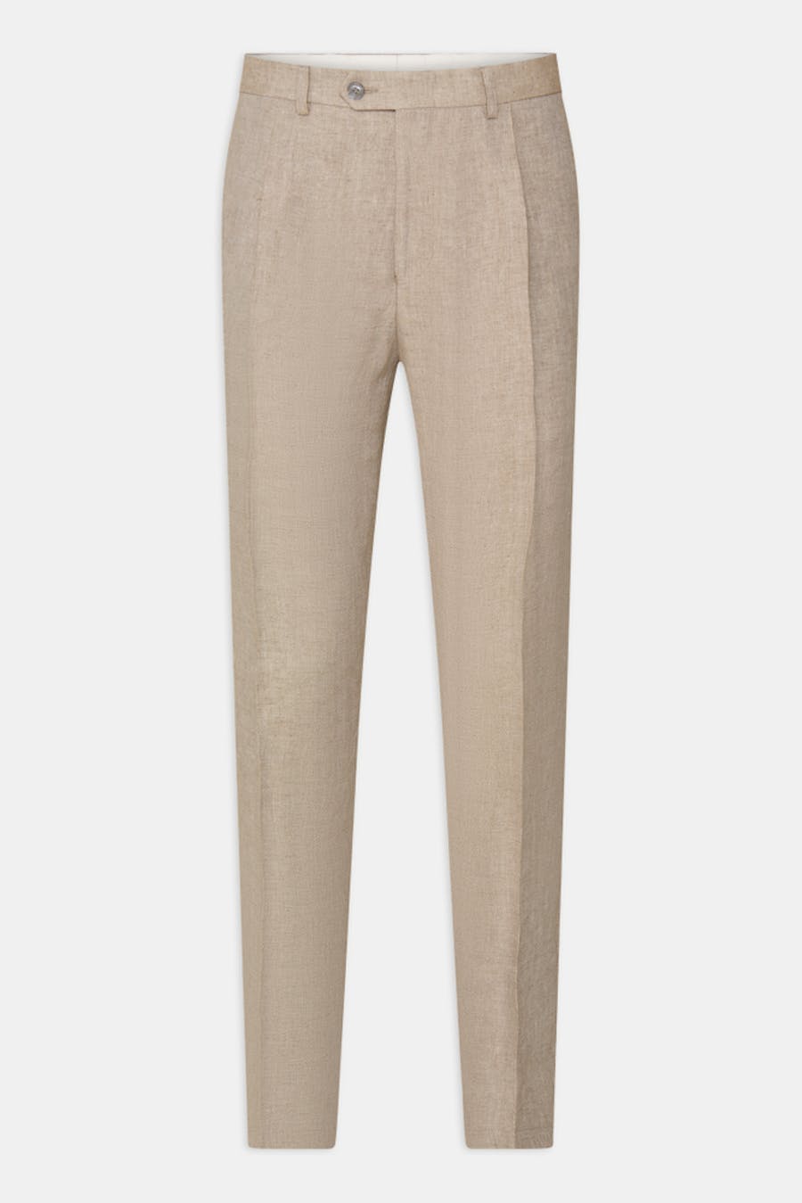 Regular Fit Linnebyxor Hög Midja