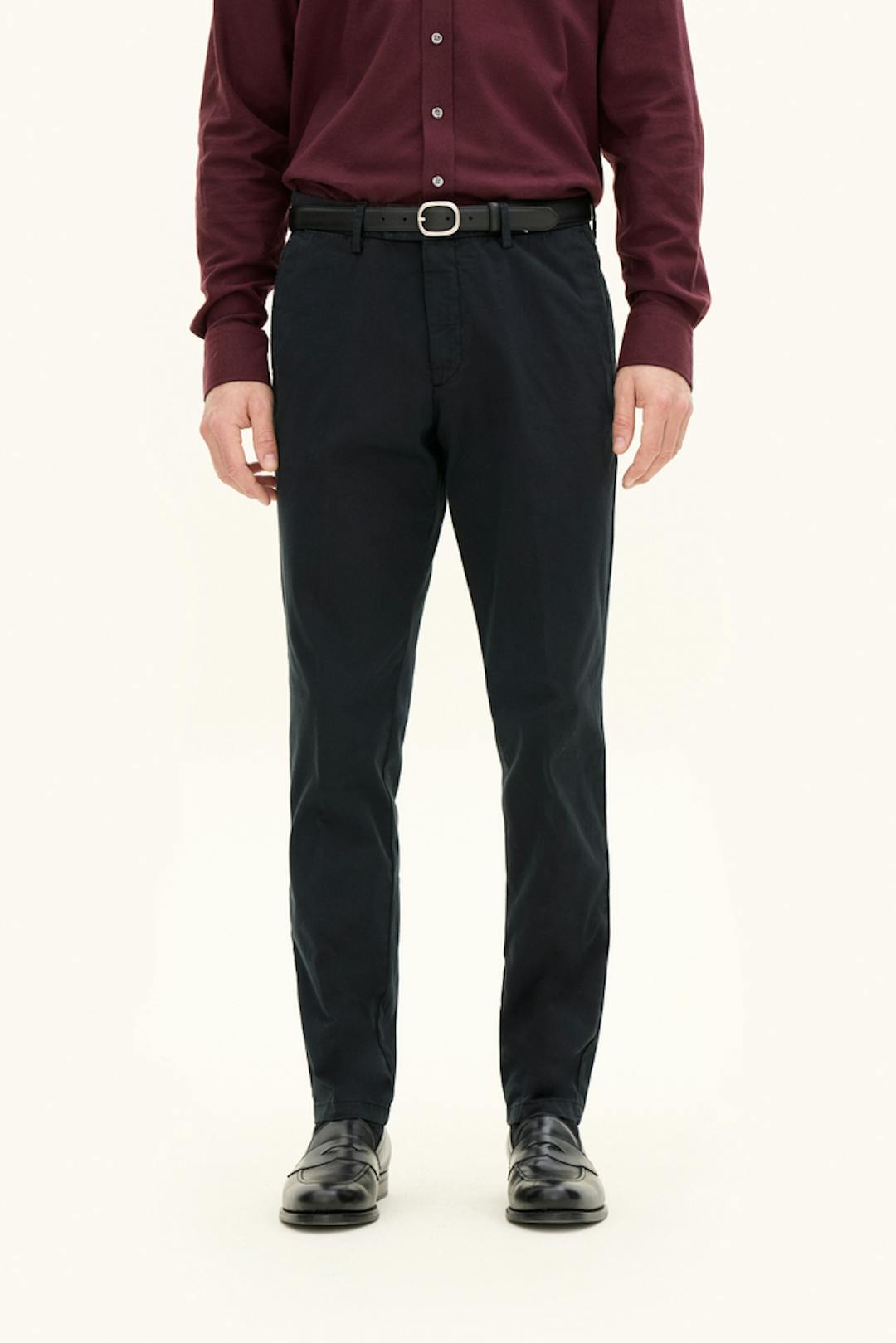 Slim Fit Twill Trousers