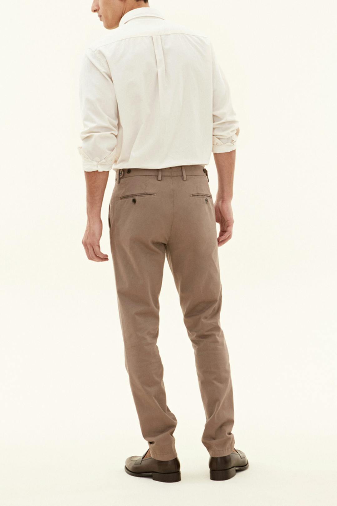 Slim Fit Twill Trousers
