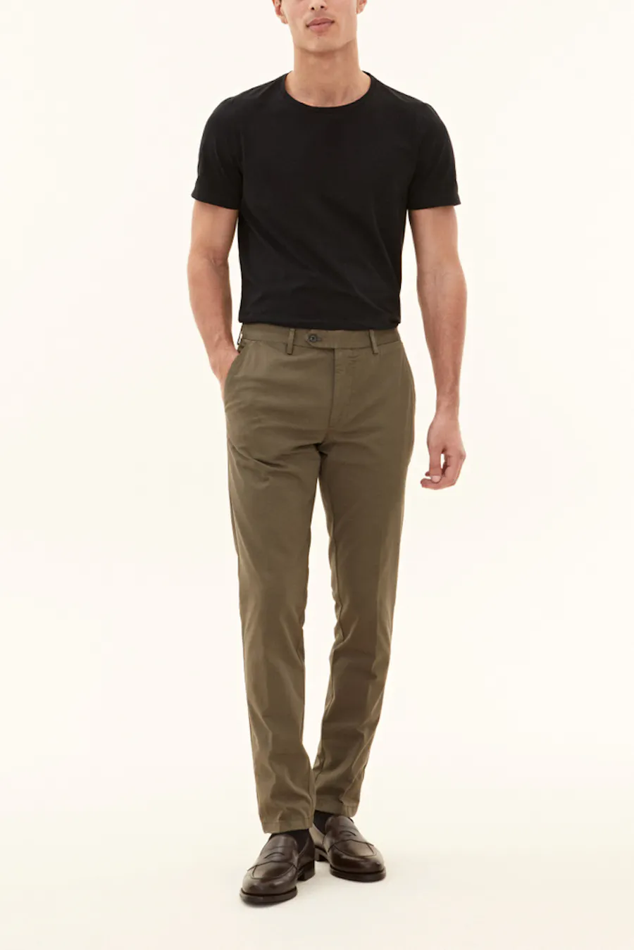Slim Fit Twillbukser