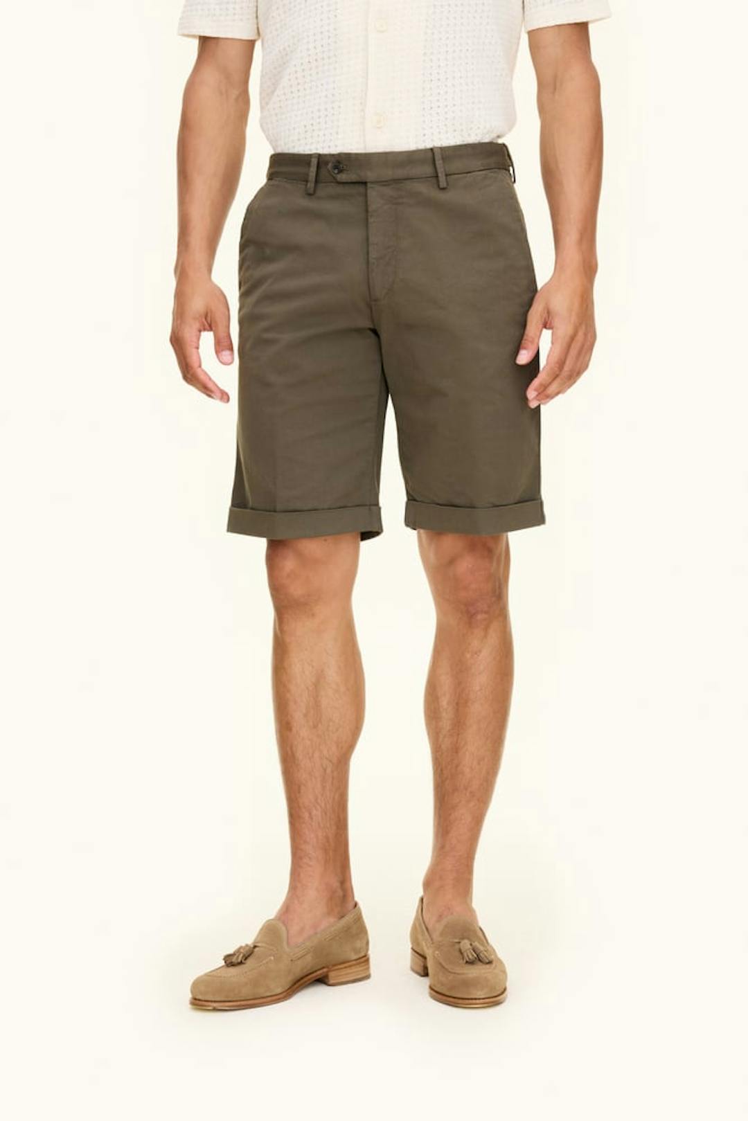 Slim Fit Jaquard Shorts
