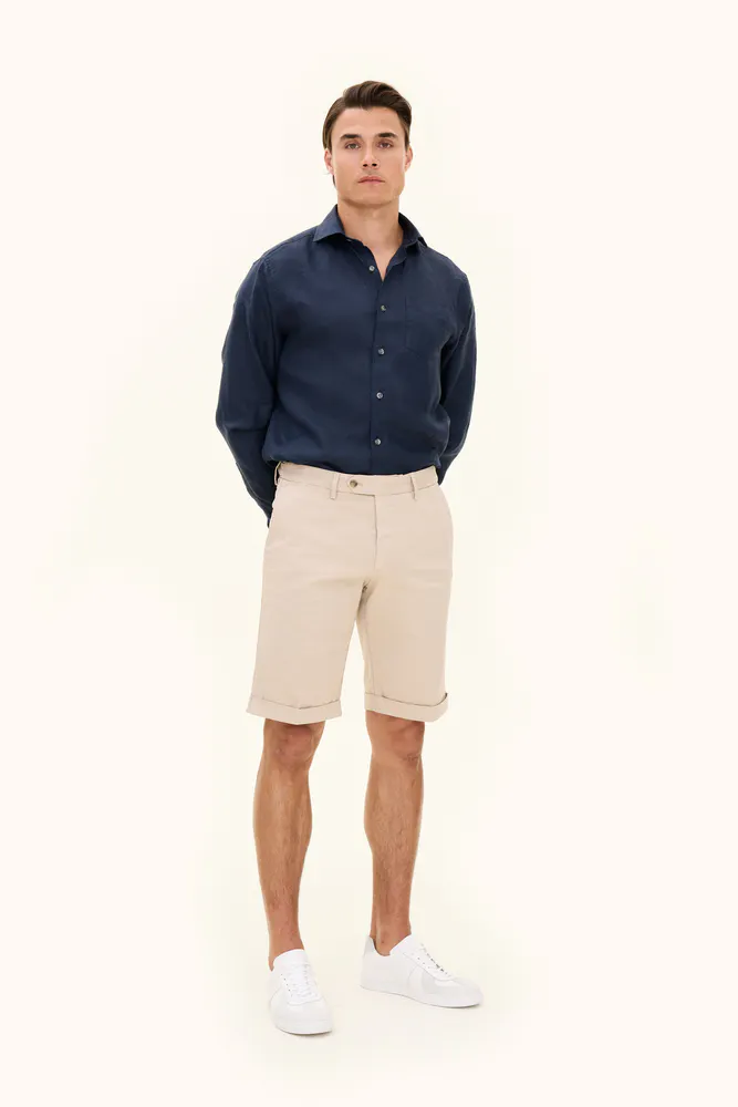 Slim Fit Jaquard Shorts