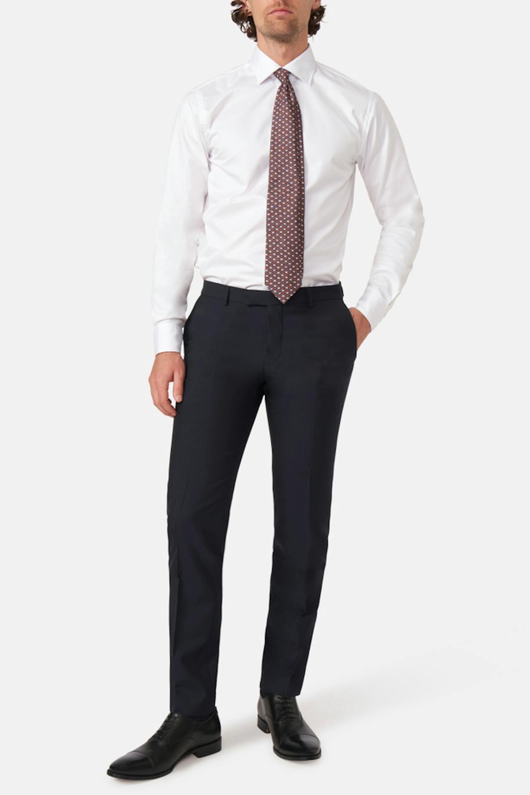 Slim Fit Microstructure Bukser