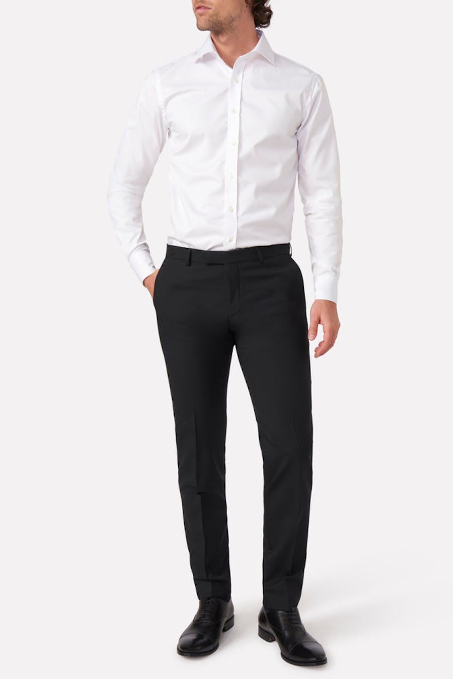 Slim Fit Microstructure Bukser