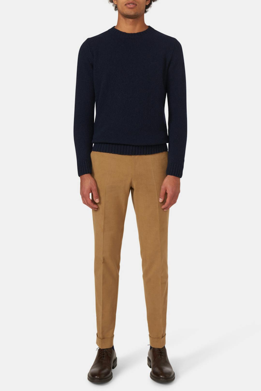 Slim Fit Bukser Børstet Twill