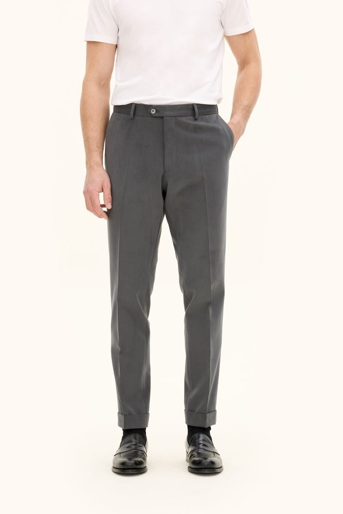 Slim Fit Bukser Børstet Twill